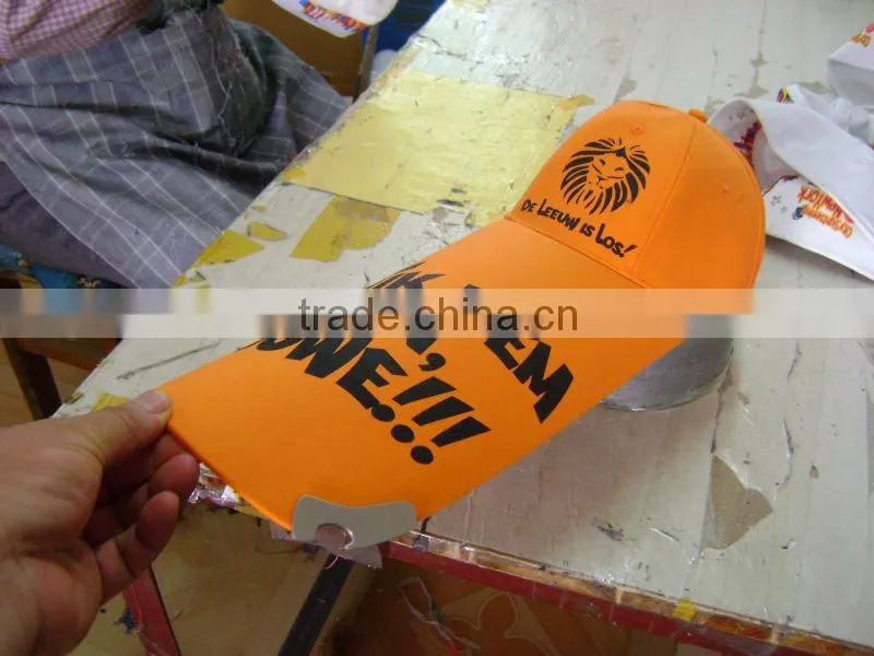 30cm long peak Holiday customized printing Football Cap With bottle opener