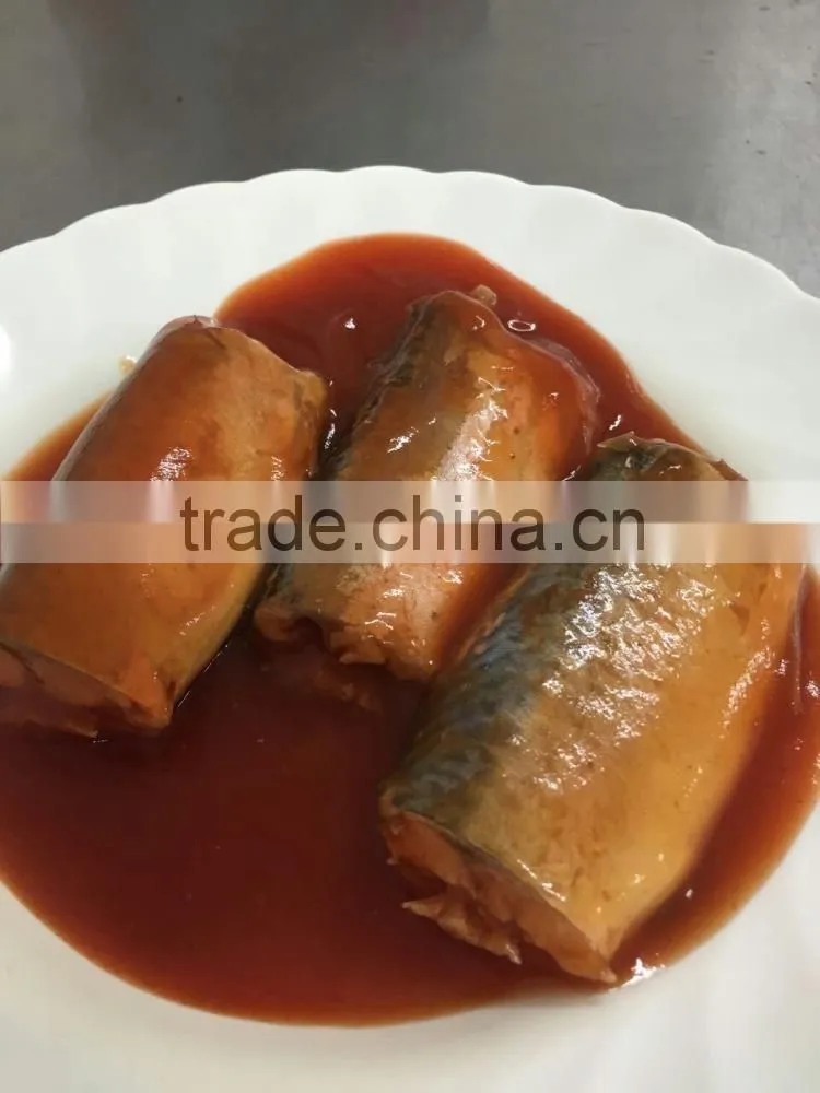 425g Canned mackerel/Jack Mackerel in tomato sauce
