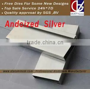 Extruded Aluminium Channel With Silver Matte,Bronze Polish,Wood Color