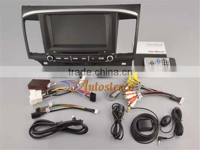 In dash Car Stereo GPS Navigation DVD Headunit For MITSUBISHI LANCER 2007-2012