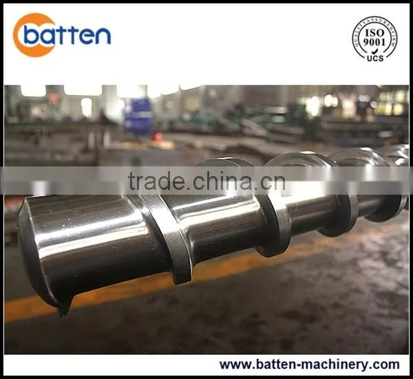 single screw extruder machine screw and barrel for PE plastic machine