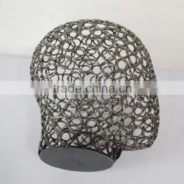New Design Metal Hollow Mannequin Head