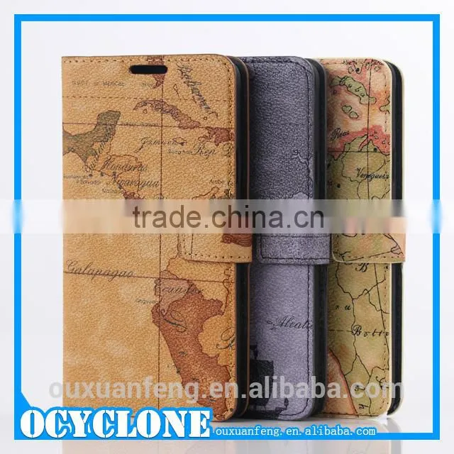 Leather phone case for samsung galaxy note 4 N9106V