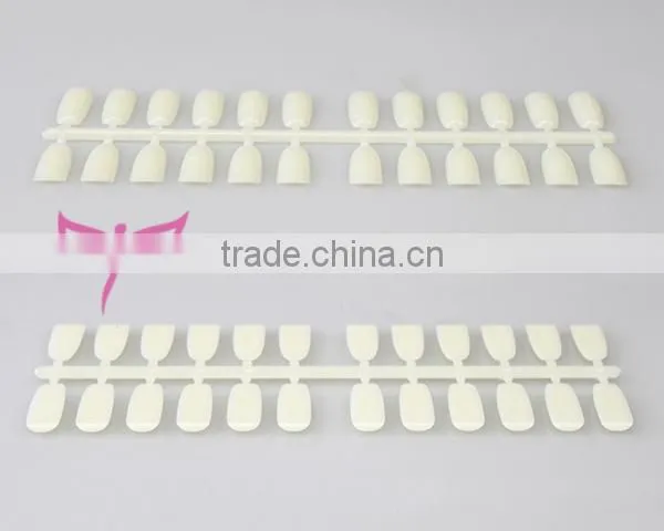 Natural Flatback Nail Tips for Making Nail Polish Color Card/ UV Gel Color Book /Color Display Wholesale