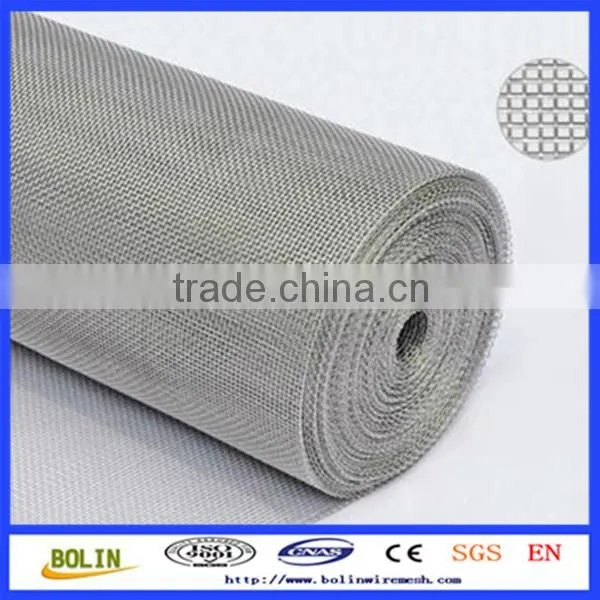Alibaba China temperature resistance 100 mesh 01mm wire diameter nichrome woven metal wire mesh