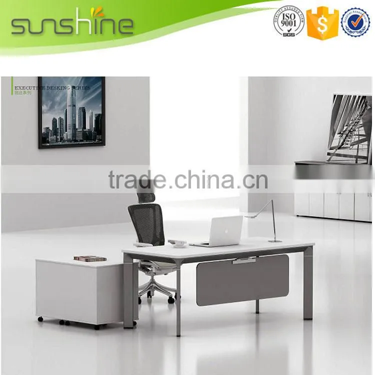 Cheap price custom Hot sale industrial style executive desk