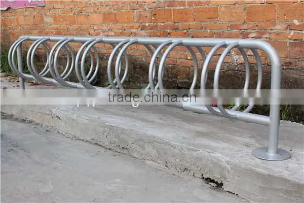 5 bike space hot dip galvanized metal bicycle stand bike parking rack bicycle rack