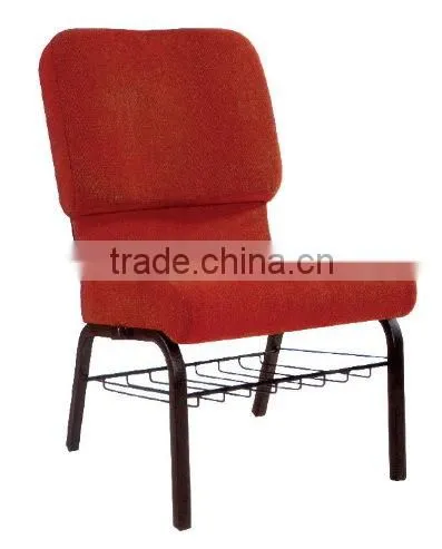 Stacking metal church chairs