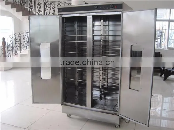 Hot sale 28 trays double door bread dough proofer with steam system