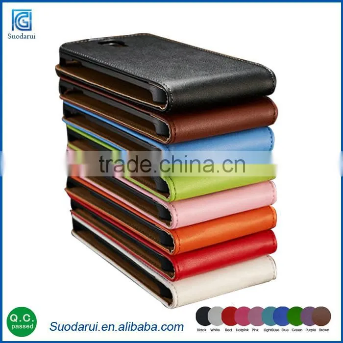 High quality leather case for LG K4 ultra slim flips leather case Mix colors