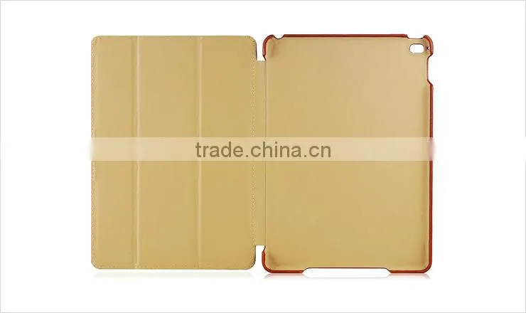 High Quality Side Open Leather Smart Case For iPad Air 2