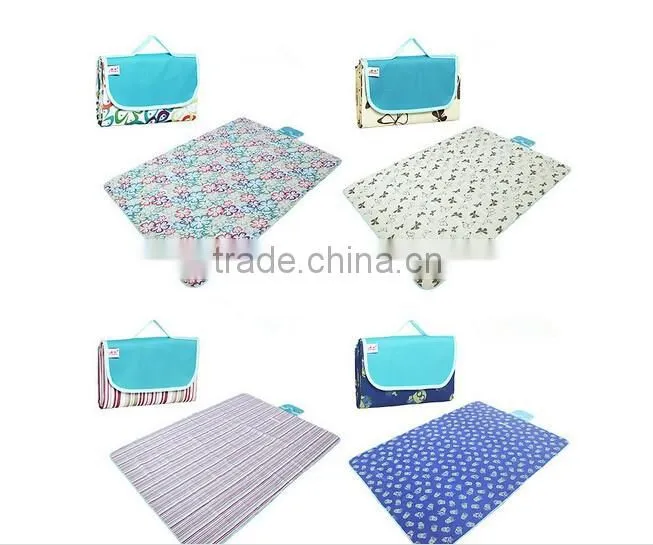 Outdoor Waterproof Beach Camping Picnic Moistureproof Aluminum film Mat Blanket