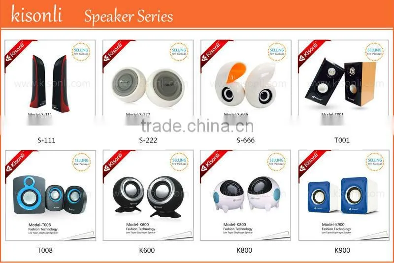 Factory Directly Supply USB Powered Stereo Speakers for MAC/PC & Laptop