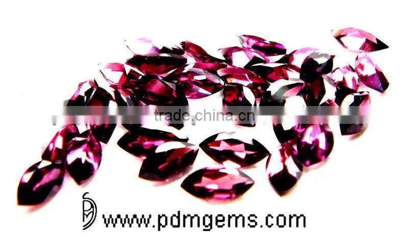 Rhodolite Garnet Marquise Cut Faceted Lot For Rings From Wholesaler