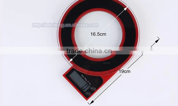 TKP416(Red) Electronic Digital Kitchen Scale