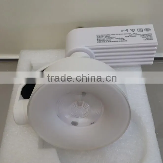 TIWIN 100-240V Black or White finish Art Museum Gallary three phase warm white 3000K 15w led track light