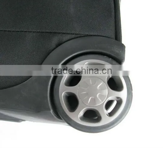2014 china factory 2PCS eva travel trolley bag/600d polyester eva luggage trolley bag/travel trolley luggage bag