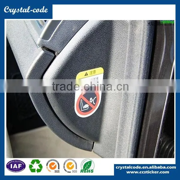 Auto parts description label stamping derectly on the Auto parts