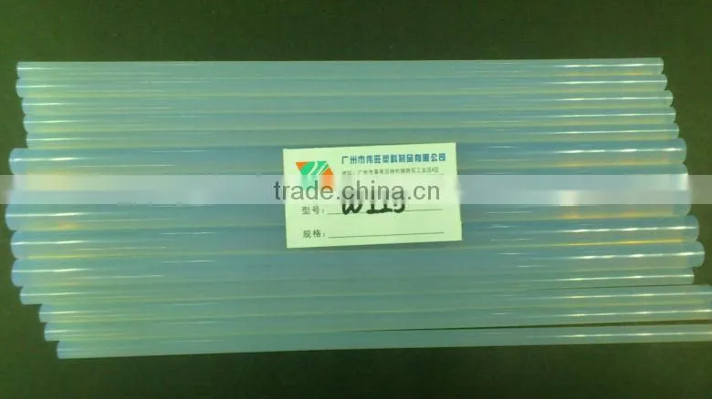 W115 clear hot-melt glue stick for packing