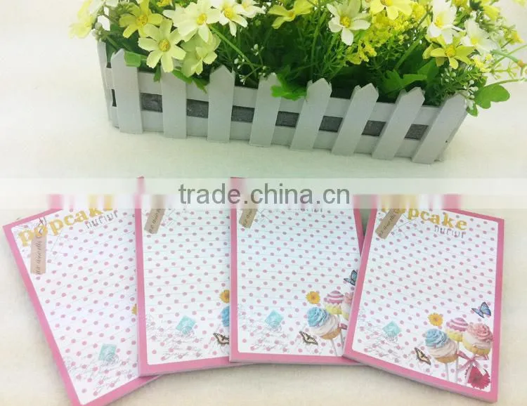 note pad without cover