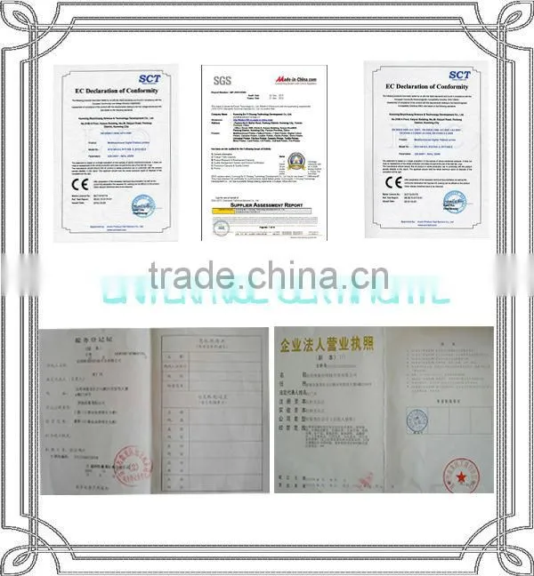 popular product a3 size digital plastic/ceramic/glass/ metal bottle printer