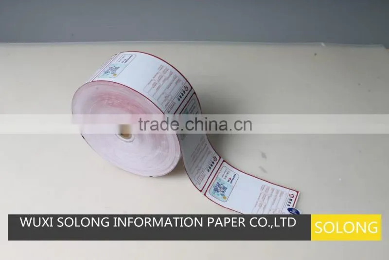 ATM receipt thermal paper roll for bank using
