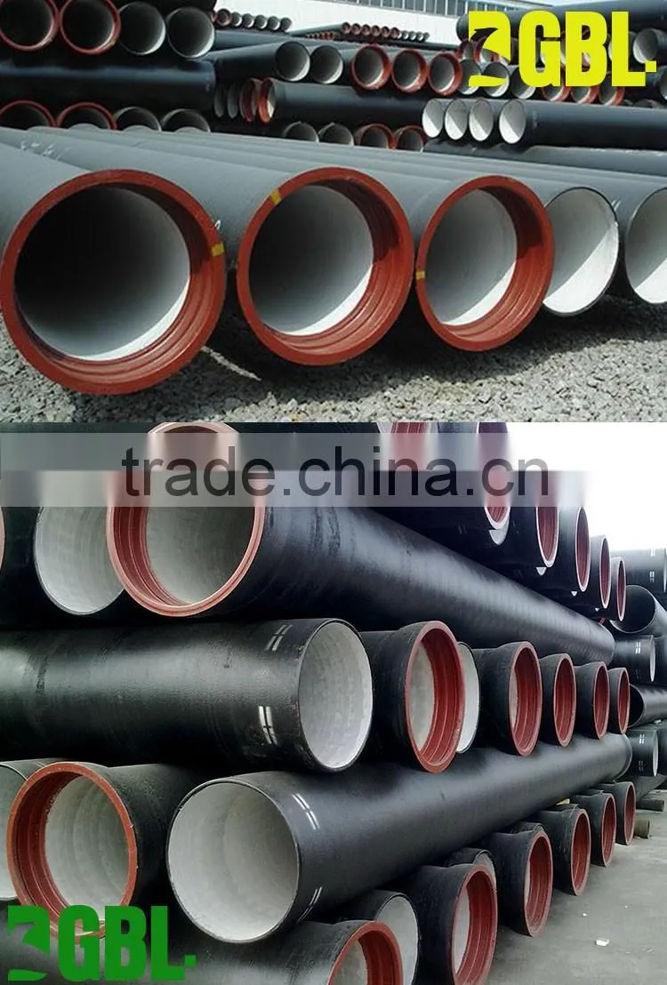 china supplier low price iso2351 ductile iron pipes and fittings