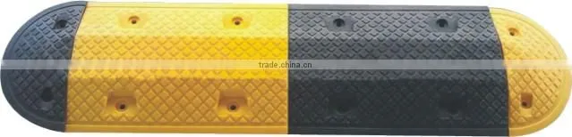 Black & Yellow Recycled Plastic Speed Hump & Bump