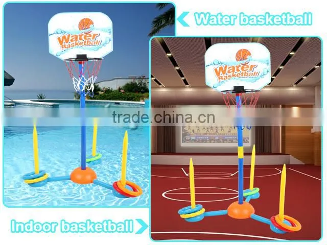 kid sport water basketball stand ring toss game