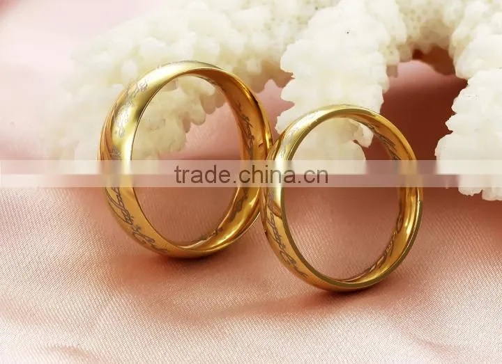 KSTONE Wholesale Supreme Lord of the Rings stainless steel couple rings