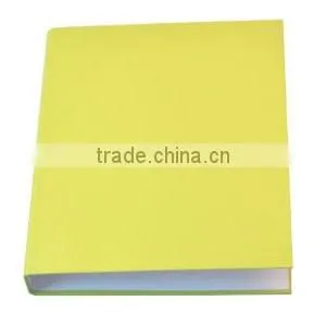 fashion handmade paper file folder with metal ring