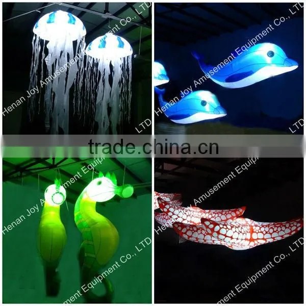 inflatabel advertising can with light