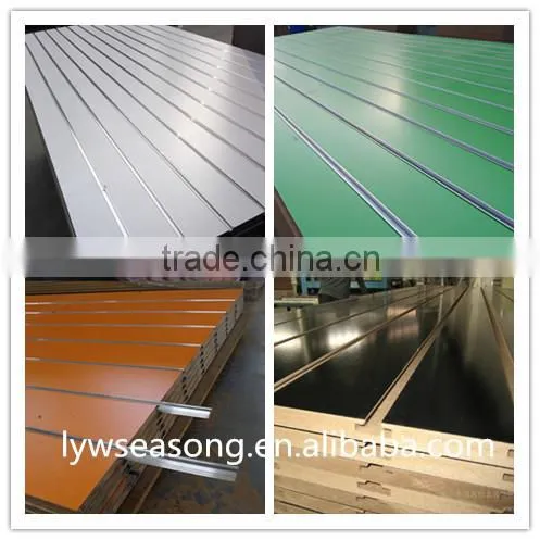 18mm Slat board with hooks and aluminum strips manufacturers from Shandong