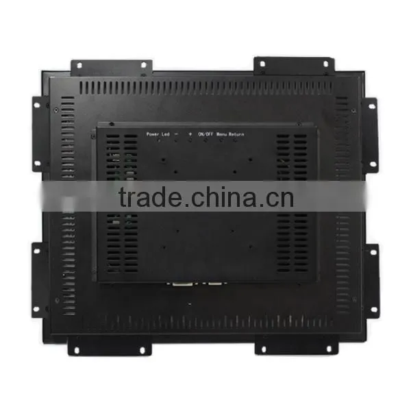 Embedded 19inch industial open frame monitor with resistive touchscreen
