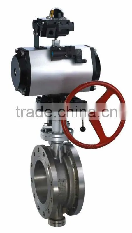 dn1500 pneumatic actuator butterfly valve