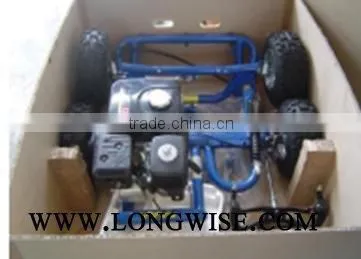 196cc 4 stroke 6.5HP 6inch adult pedal car Hydraulic disc brake centrifugal dry E-MARK approval