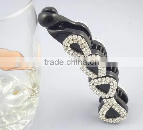 rhinestone hair barrettes