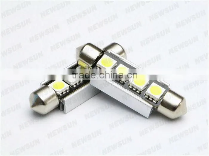 100% Manufacturer C5W CANBUS Led festoon dome light 12-14V 31MM/36MM/39MM/42MM universal car interior lamps