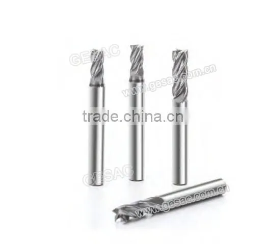 4 Flute Stub Length Variable Helix with Chamfer End Mill for Stainless Steel High Efficiency Milling