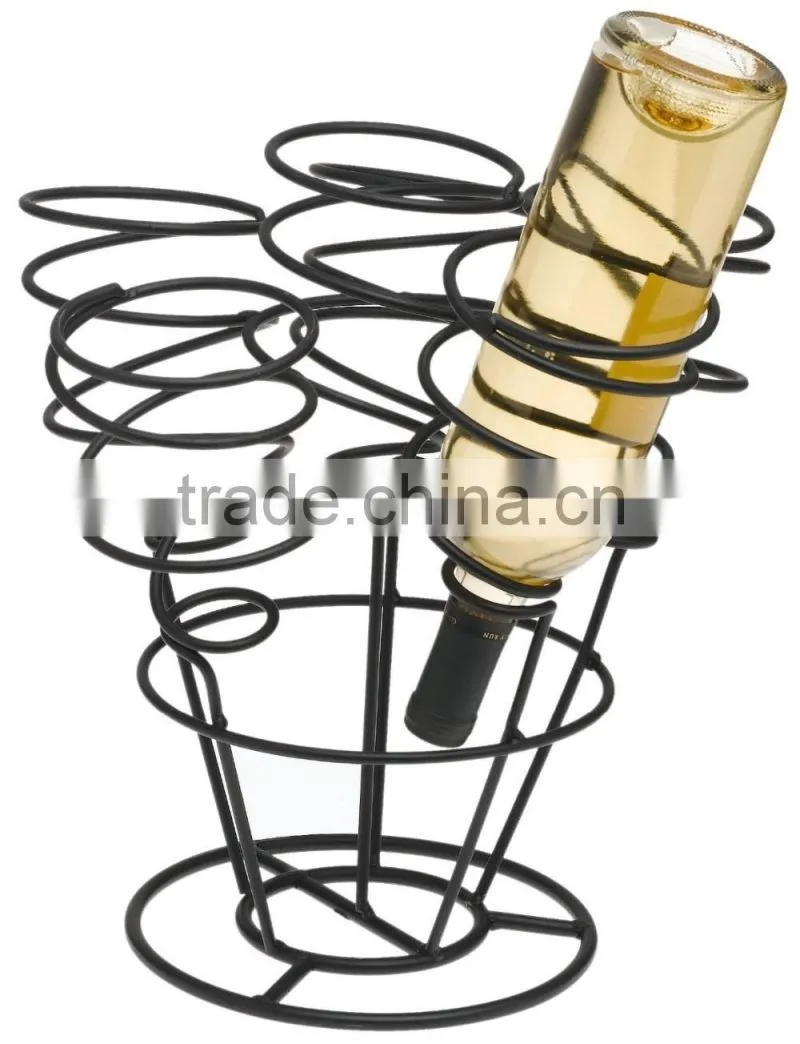 Icegreen Contemporary Wine Bottle Rack and Glass Holder