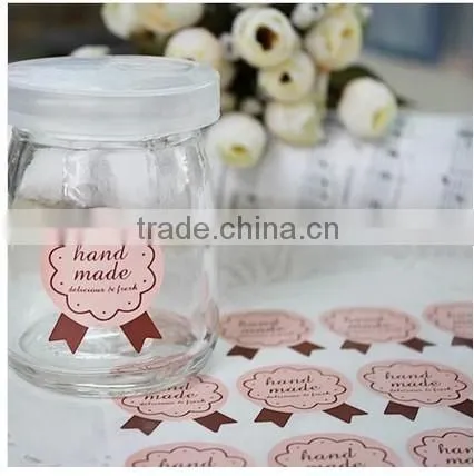 80g art paper OEM self adhesive barcode shipping label sticker