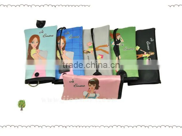 artistic printing photo bag key case MOQ free