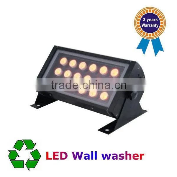 High power 72w IP65 RGB DMX led wall washer housing