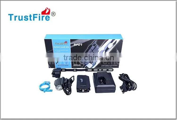 2016 newest Trustfire BP01 battery pack , 6200mah rechargeable battery pack with intelligent battery charger