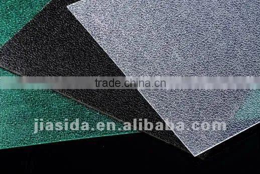 Polycarbonate embossed sheet/Raindrop embossed sheet/polycarbonate sheet/embosed sheet