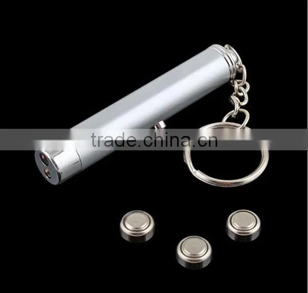 flexible aluminum mini led torch key chain