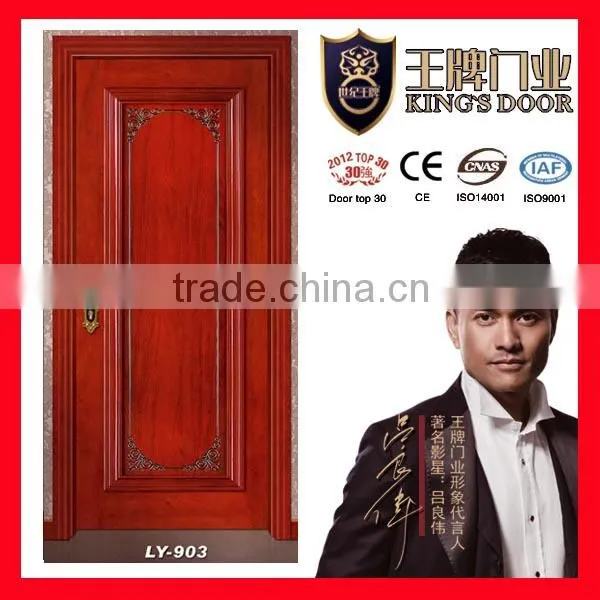 Veneer doors with High-grade glass