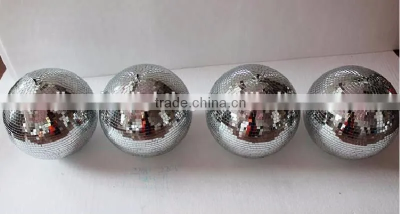 High quality with all size reflection rotation hanging mirror / glass ball light