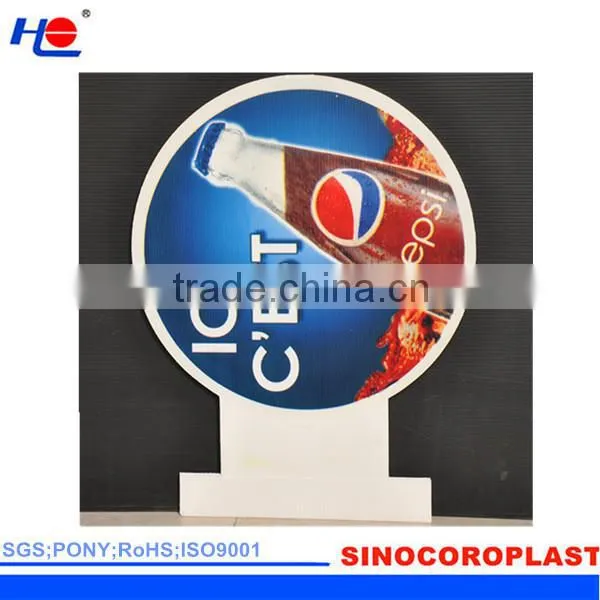 recyclable and protection polypropylene hollow building material signboard