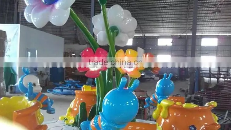 Hot sale new amusement park equipment outdoor playground equipment honey pot merry go round kiddie ride